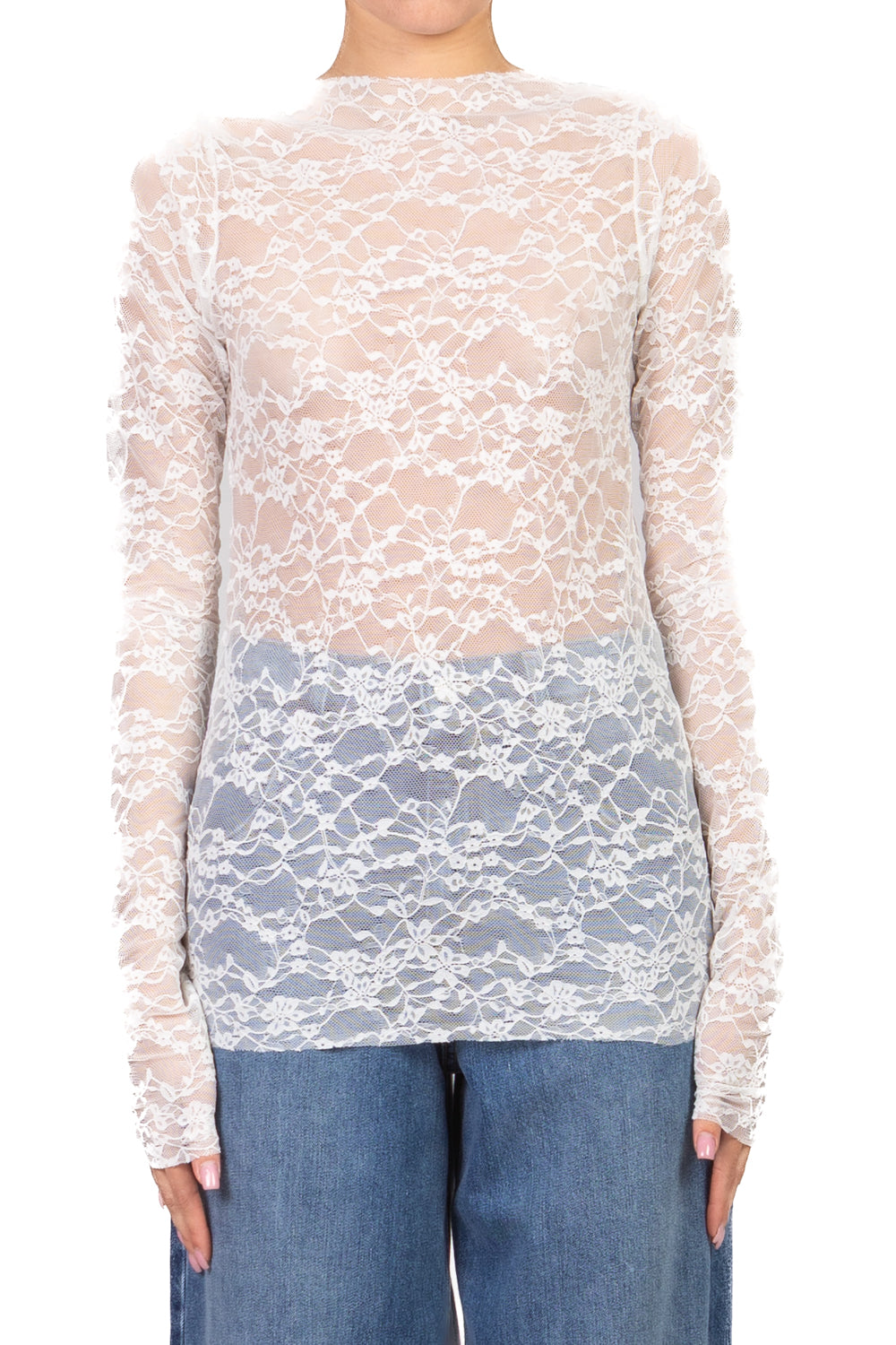 Have One - Maglia in  pizzo taglio vivo Art. MPA-Q118