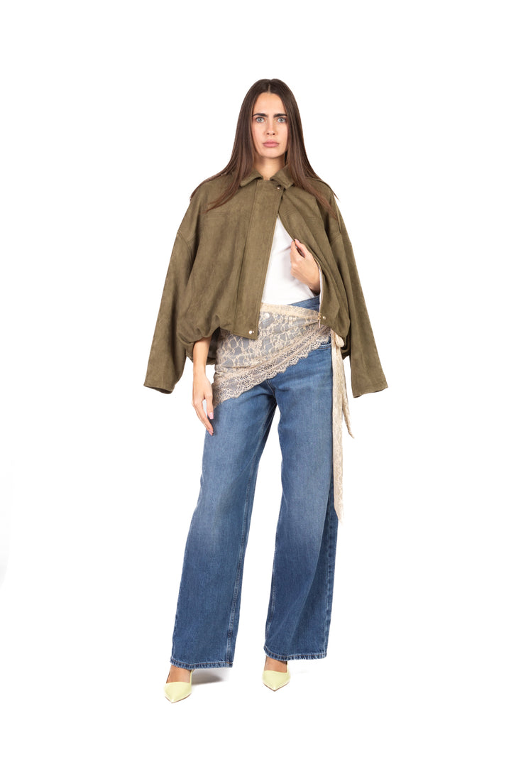 Tensione In - Giacca bomber scamosciata Art. 126074