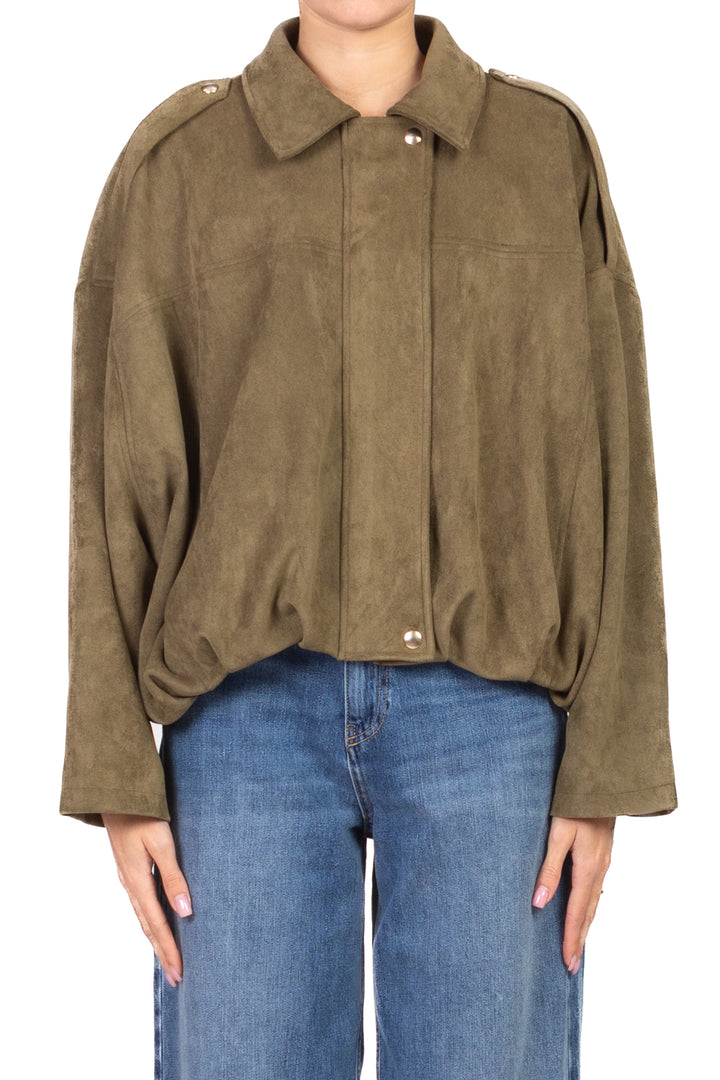 Tensione In - Giacca bomber scamosciata Art. 126074