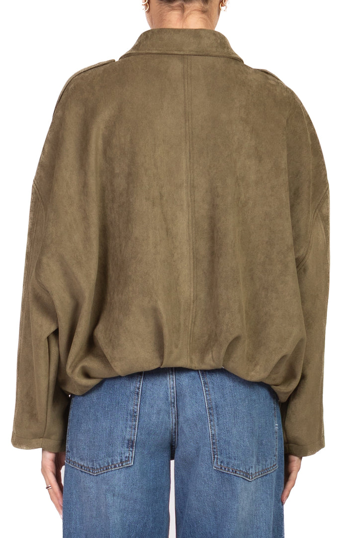 Tensione In - Giacca bomber scamosciata Art. 126074