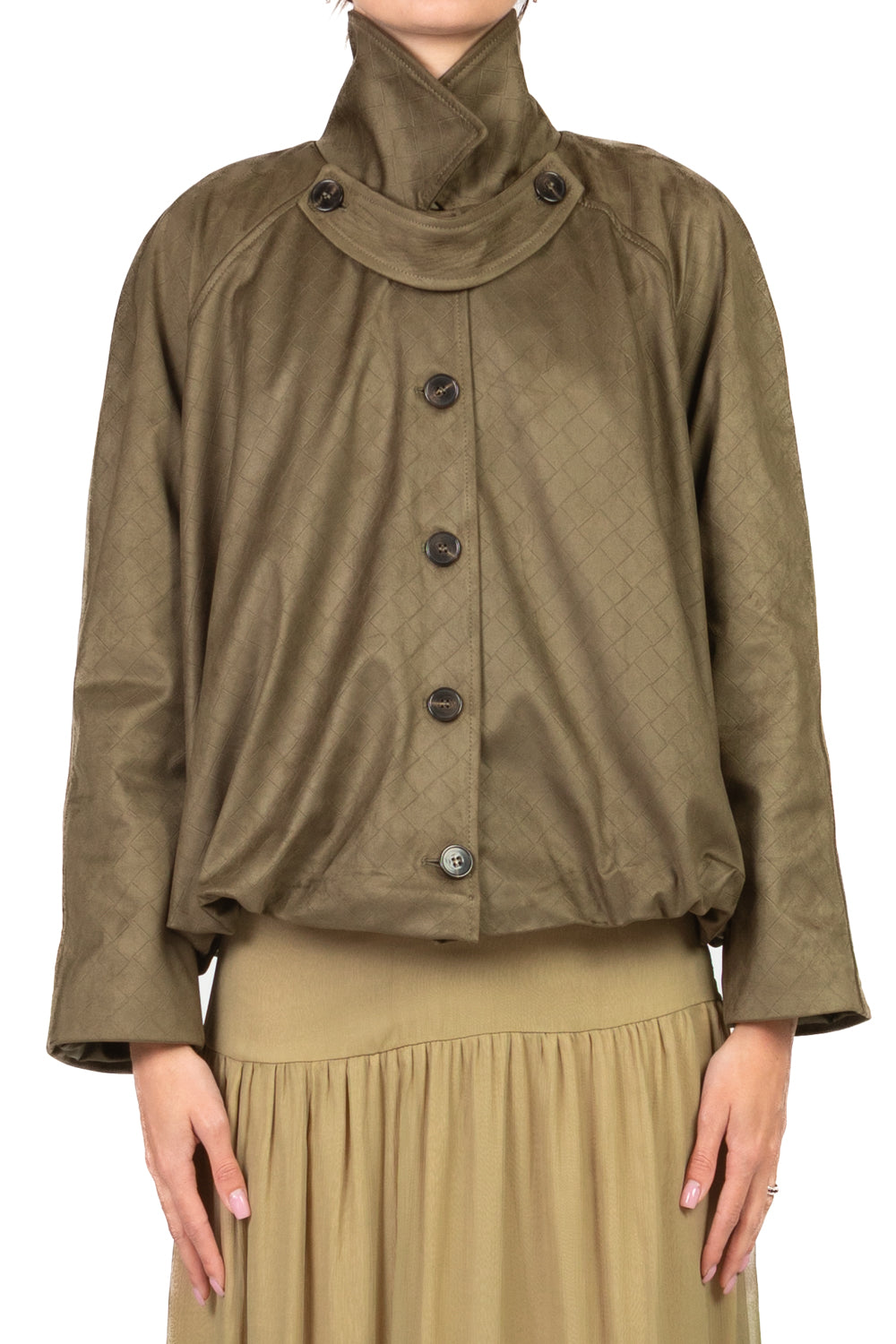 Tensione In - Bomber in suede intrecciato Art. 26B4164