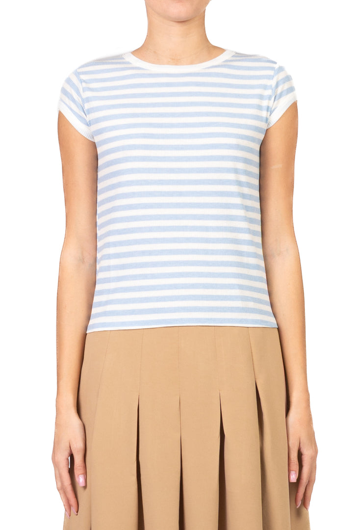 Tensione In - T-shirt a costine rigata  Art. 21011