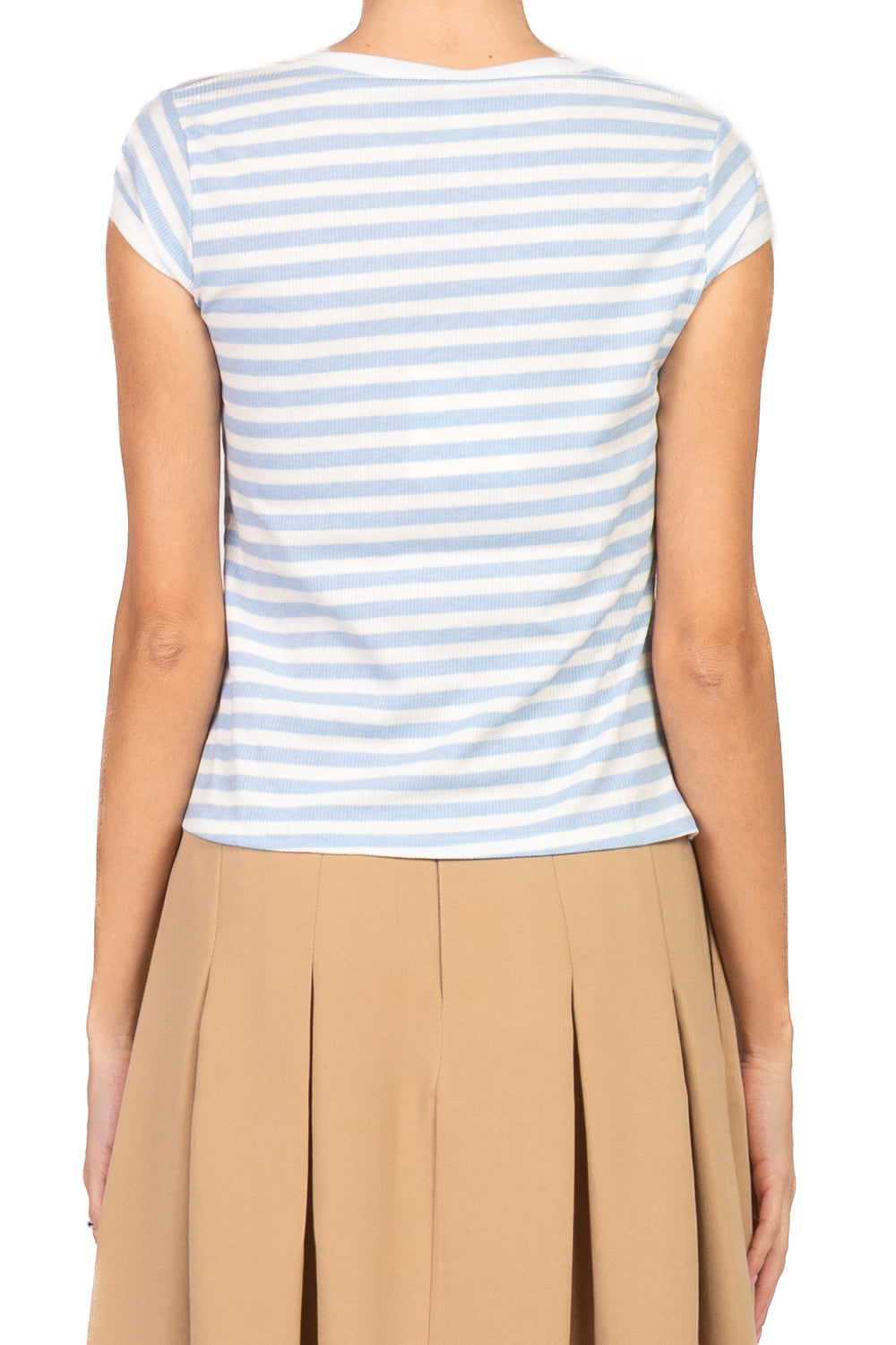 Tensione In - T-shirt a costine rigata  Art. 21011