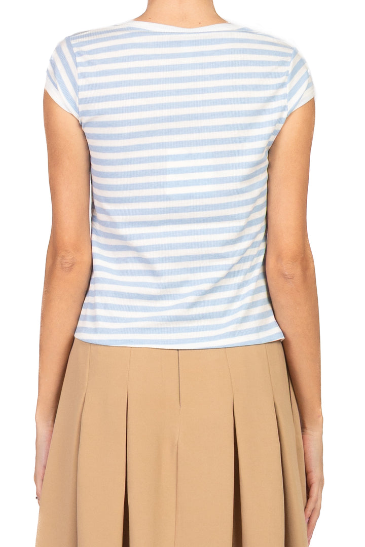 Tensione In - T-shirt a costine rigata  Art. 21011