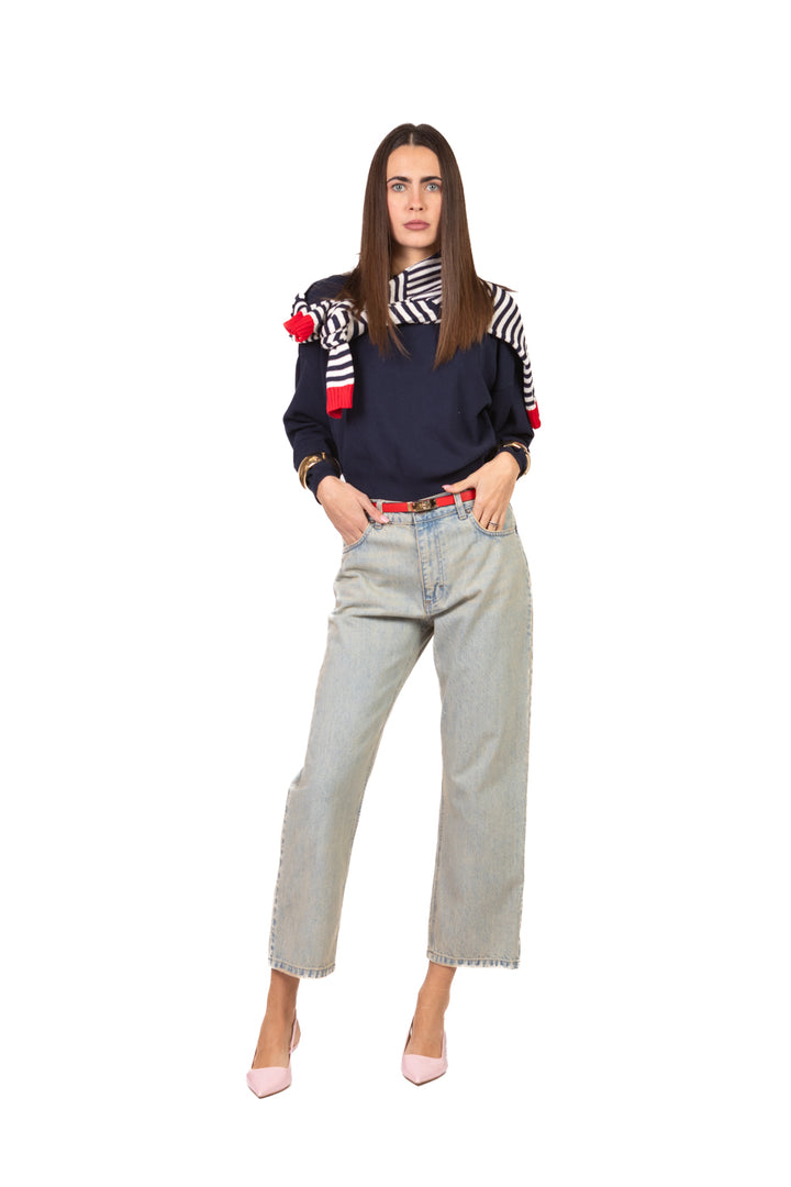 Vicolo - Maglia crop manica lunga Art. 2AB2130