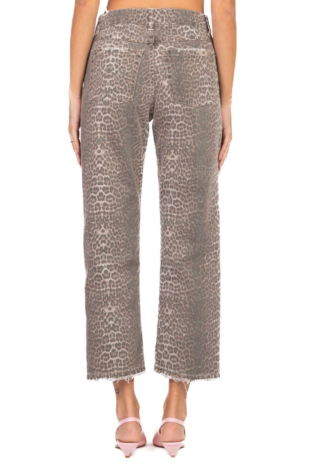 Bloom - Jeans crop animalier Art. BETTA-FLECKY