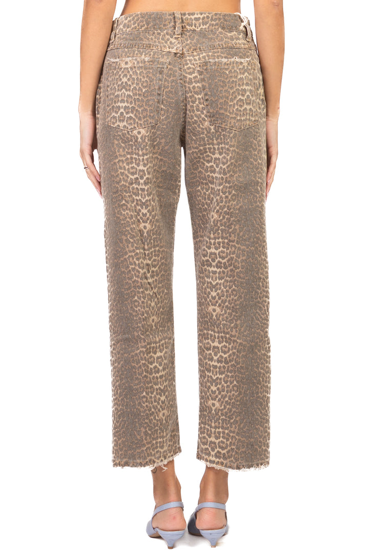 Bloom - Jeans crop animalier Art. BETTA-FLECKY