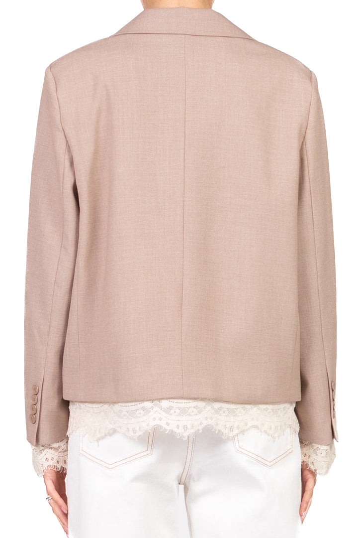 Tensione In - Giacca corta intarsi pizzo Art. S26J702