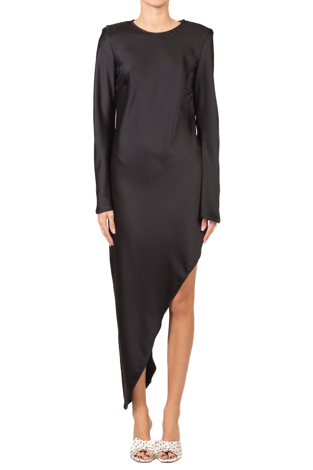 Vicolo - Abito asimmetrico in satin  Art. TAB1335