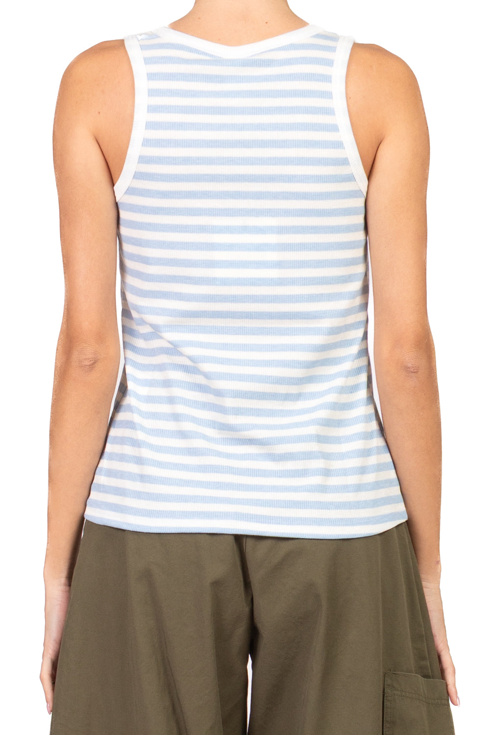 Tensione In - Canotta vogatore a costine rigata  Art. 21010