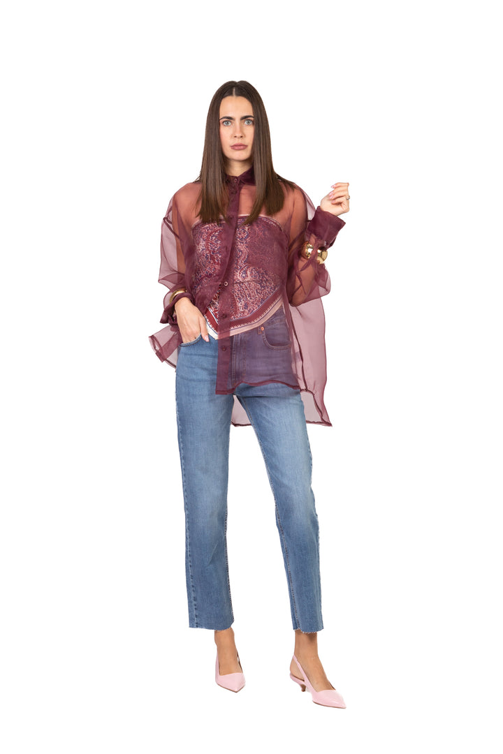 Tensione In - Camicia effetto organza Art. PE260111