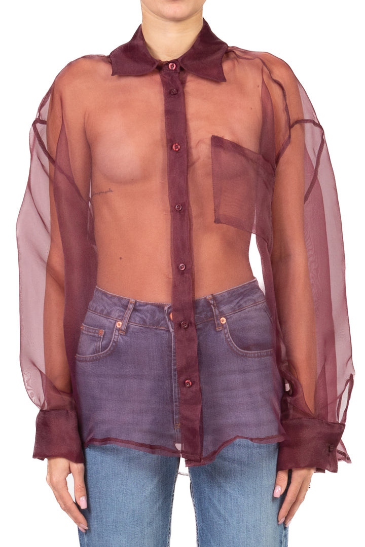 Tensione In - Camicia effetto organza Art. PE260111