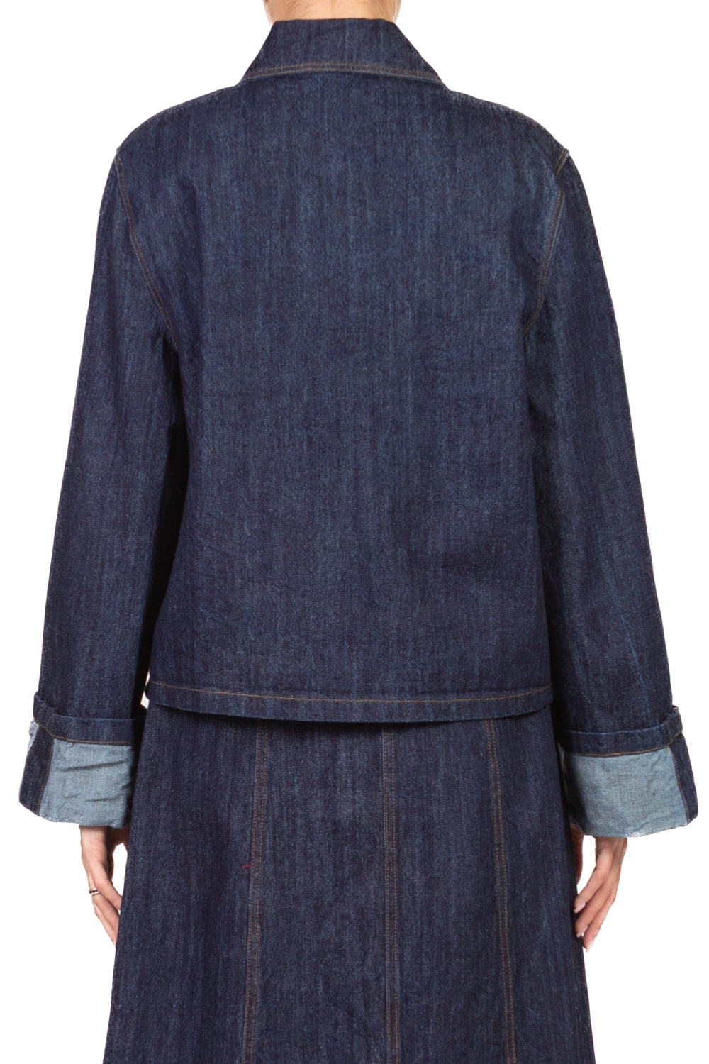 Tensione In - Giacca scatoletta in denim Art. CP1042