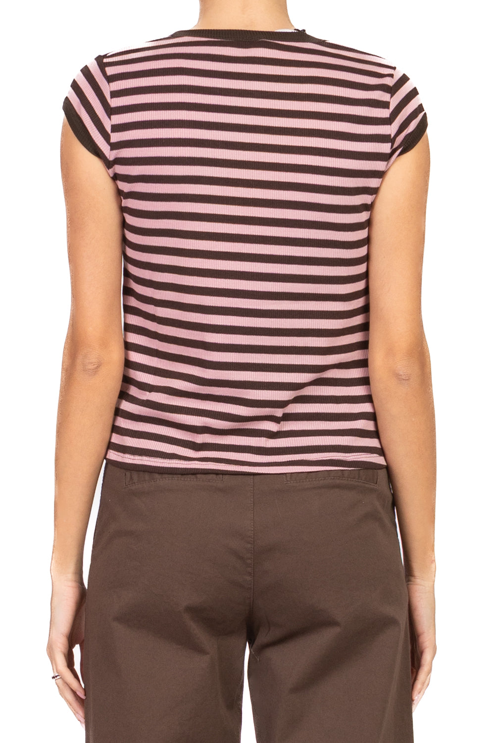 Tensione In - T-shirt a costine rigata  Art. 21011