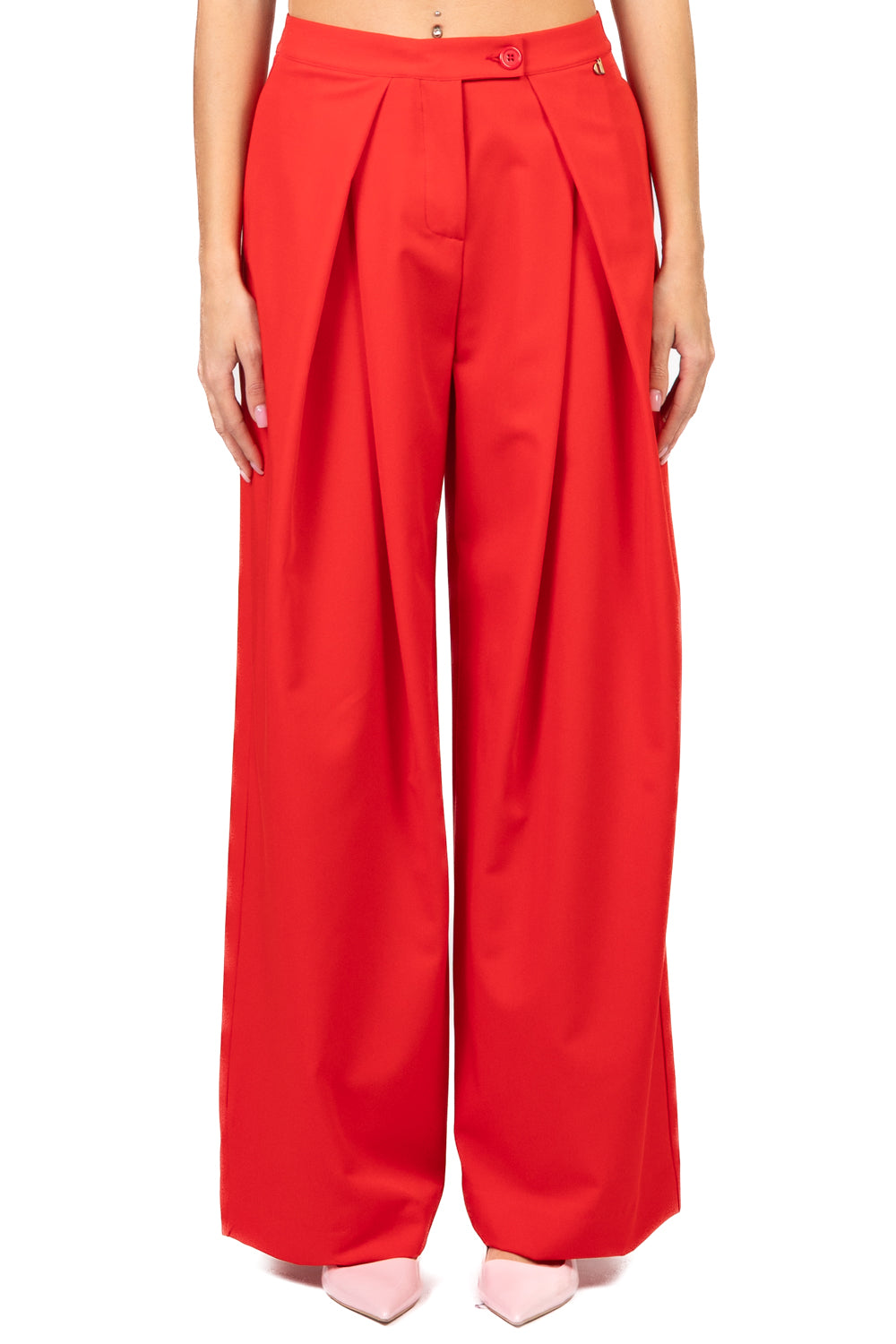 Dixie - Pantalone palazzo con pinces Art. PDUR1MI