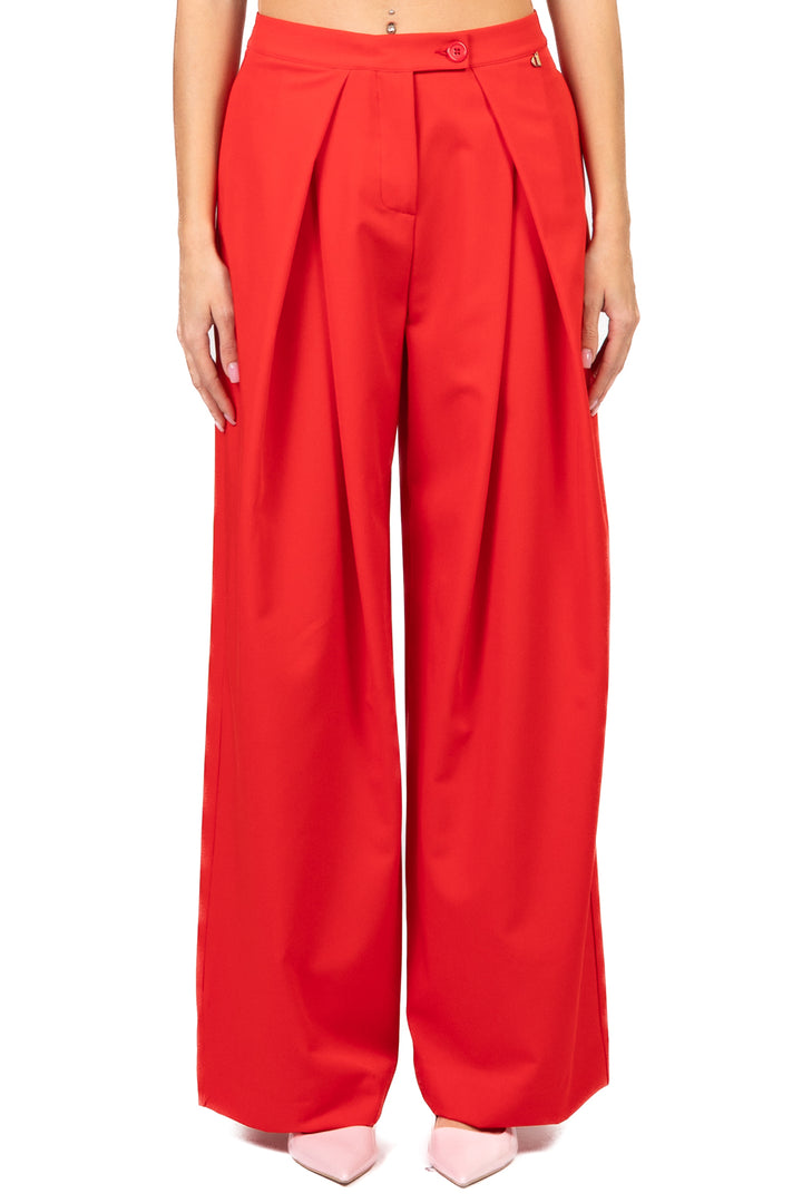 Dixie - Pantalone palazzo con pinces Art. PDUR1MI