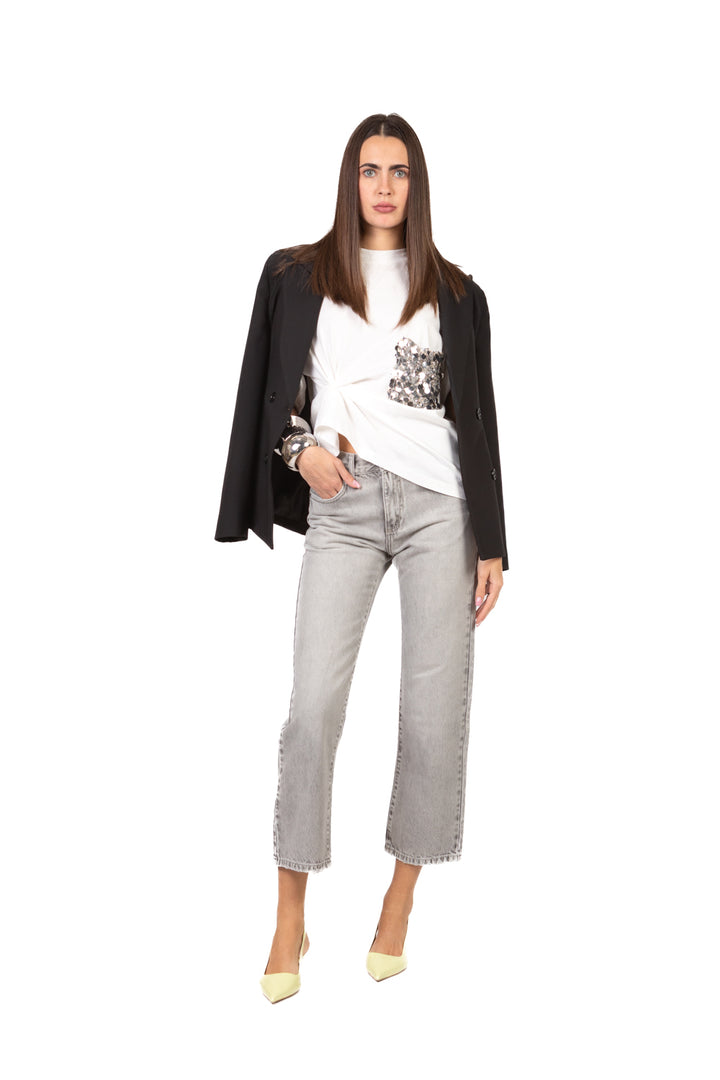 Tensione In - T-shirt tasca paillettes Art. PE260112