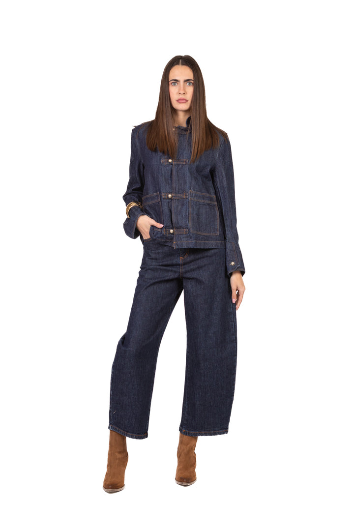 Tensione In - Giacca napoleone in denim Art. CP799