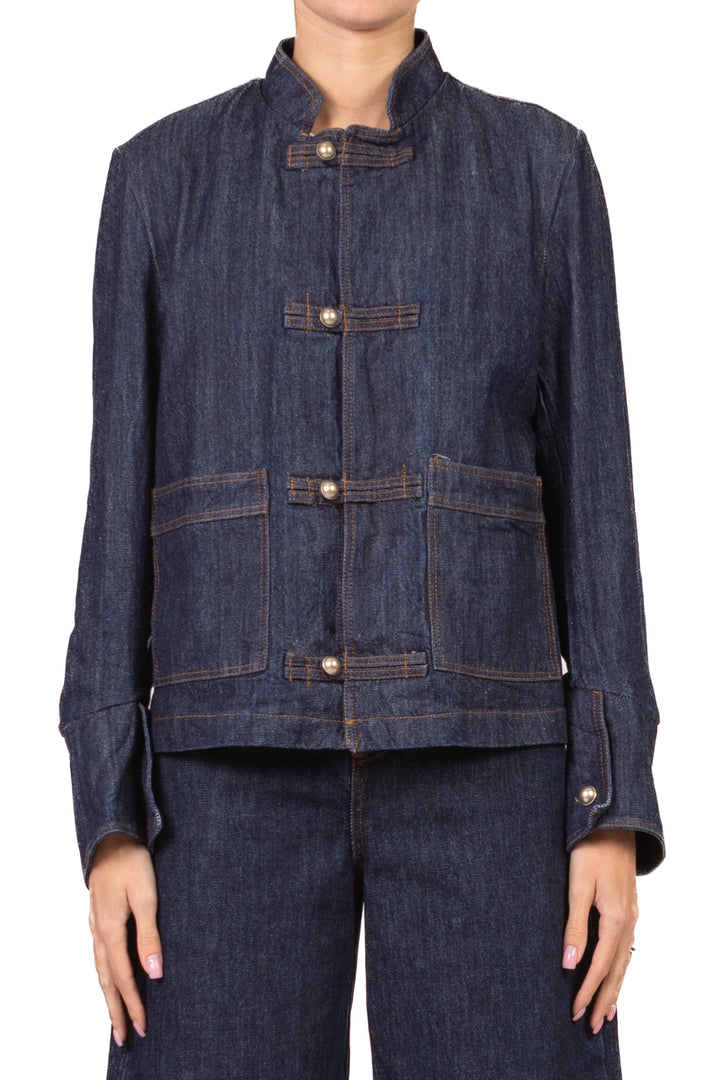 Tensione In - Giacca napoleone in denim Art. CP799