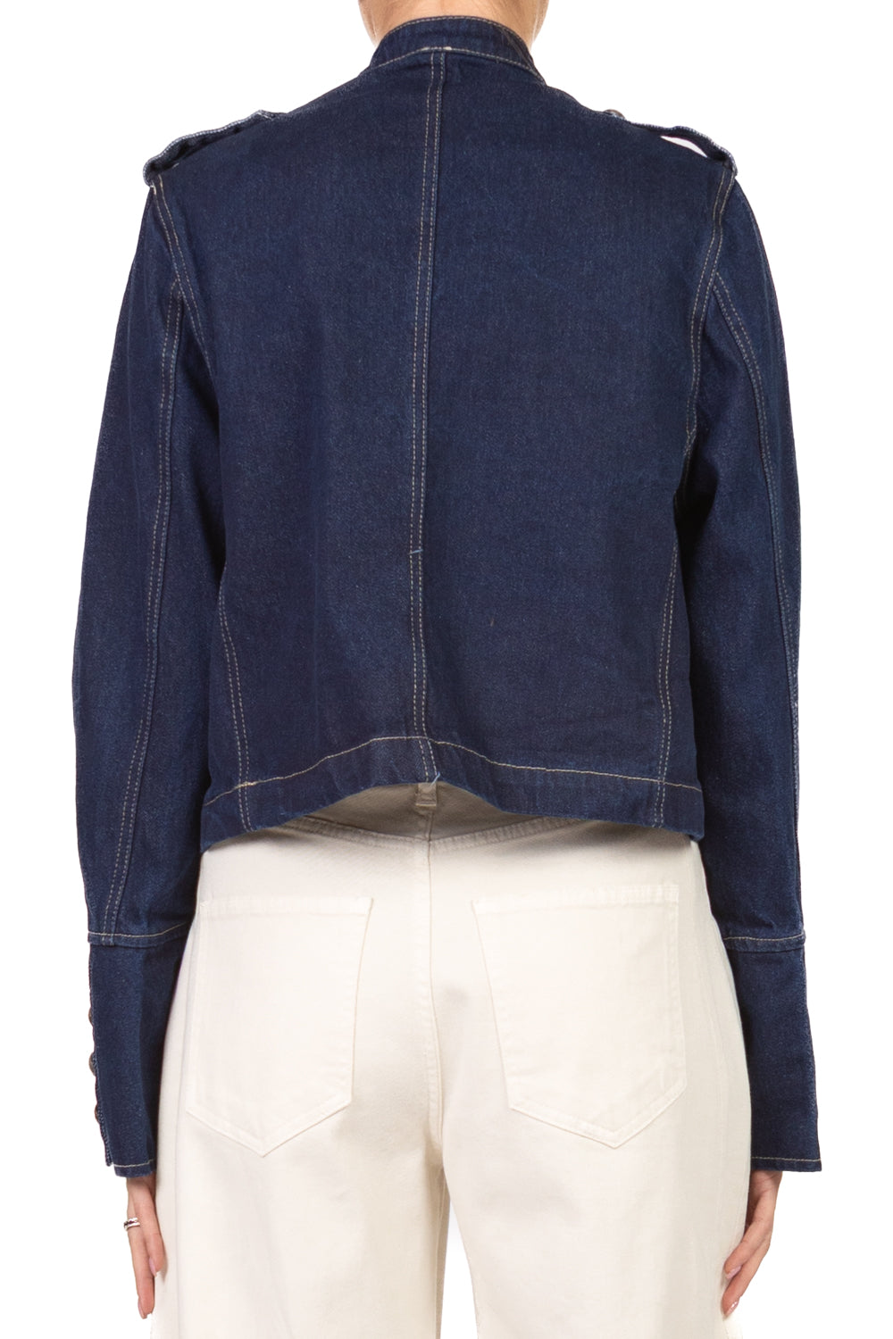 Tensione In - Giacca napoleone in denim Art. 38861