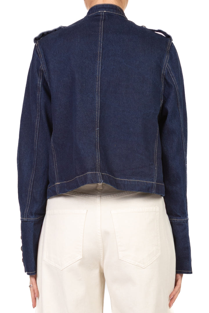 Tensione In - Giacca napoleone in denim Art. 38861