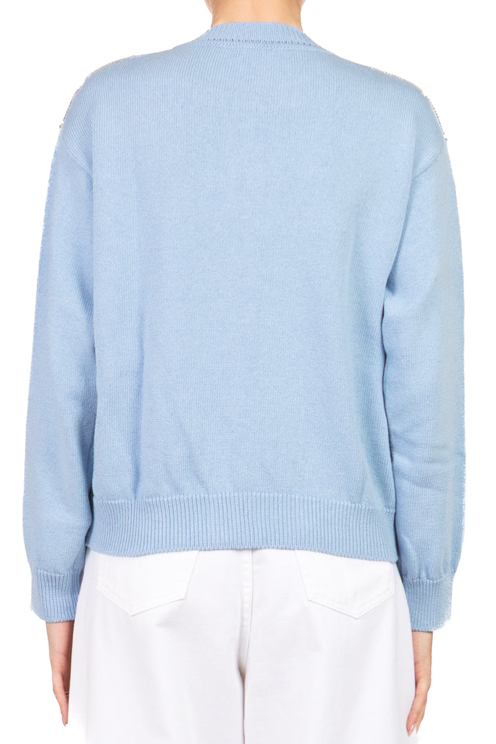 Dixie - Cardigan girocollo con rombi Art. M768A075