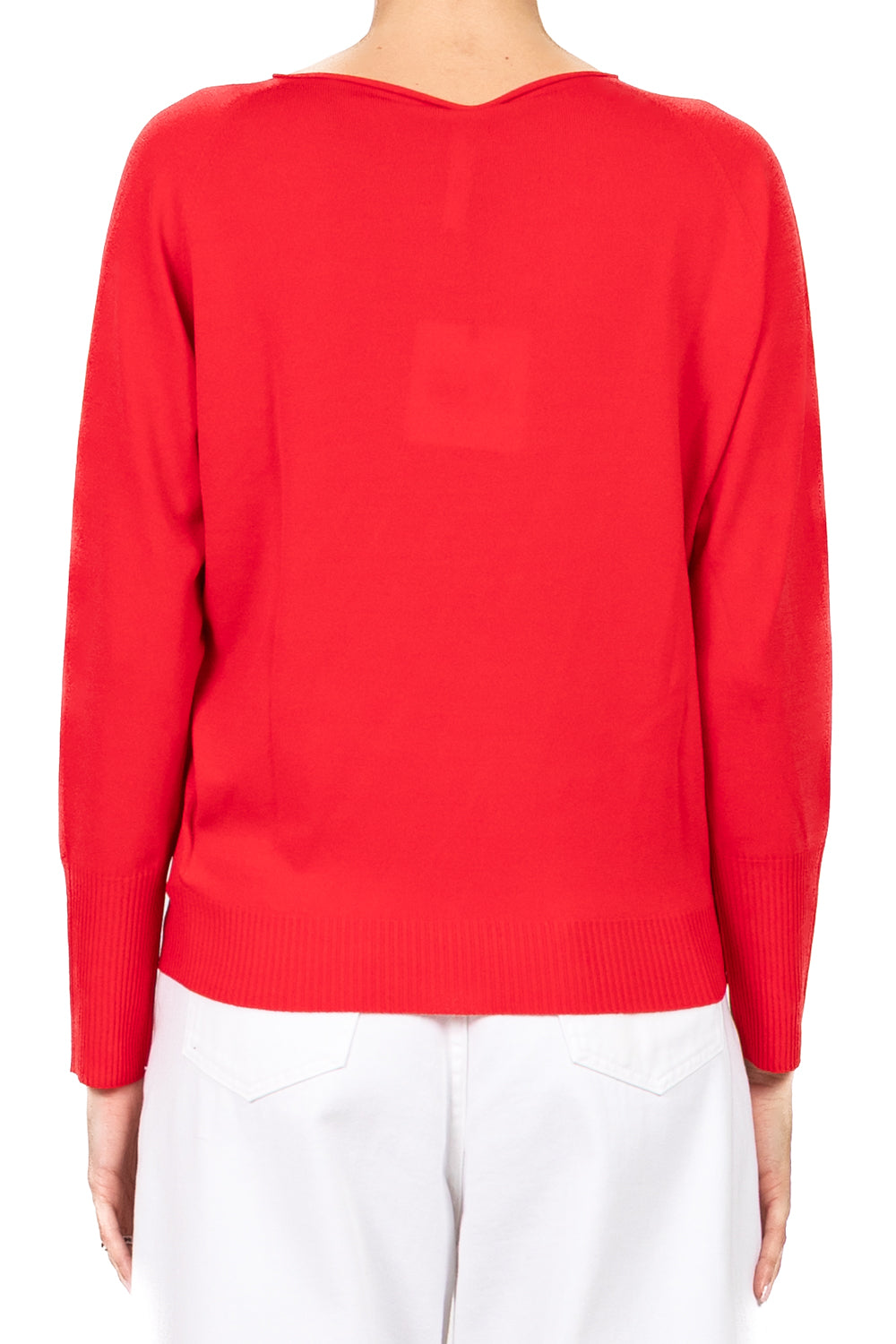 Tensione In - Maglia girocollo con applicazioni polsino Art. 16059