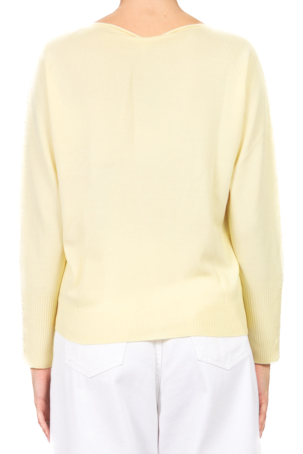 Tensione In - Maglia girocollo con applicazioni polsino Art. 16059