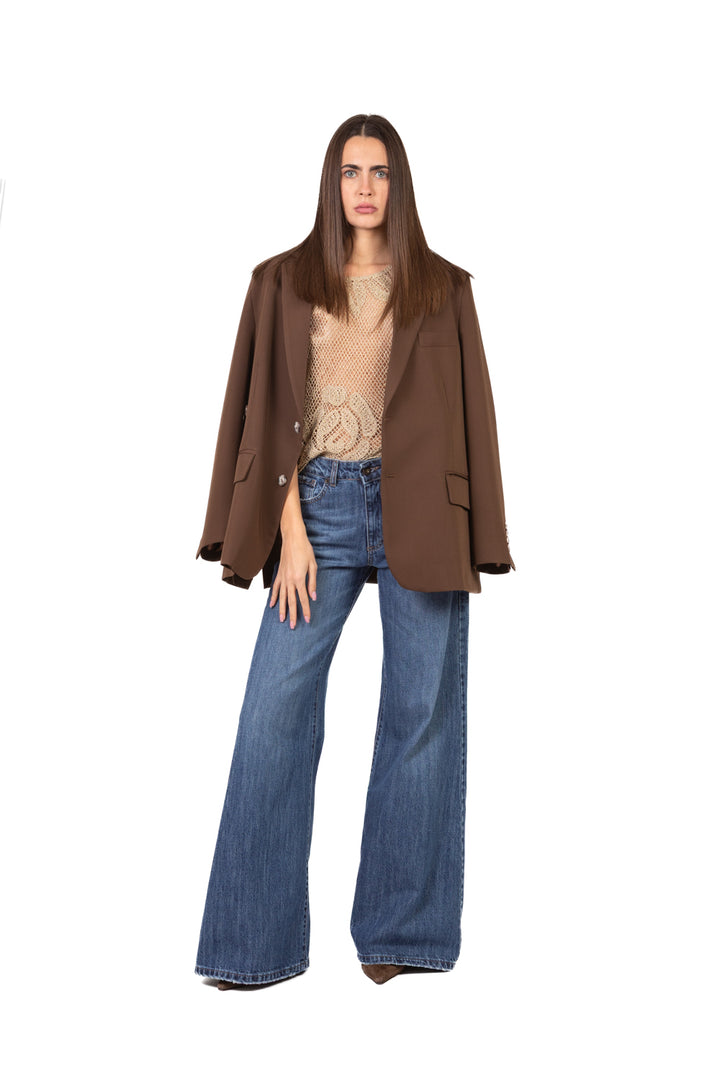 Tensione In - Canotta crochet in lurex Art. D74868