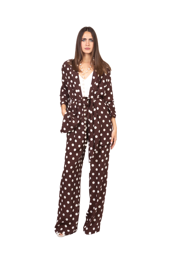 Dixie - Giacca pois con fusciacca  Art. JDHQ1RR