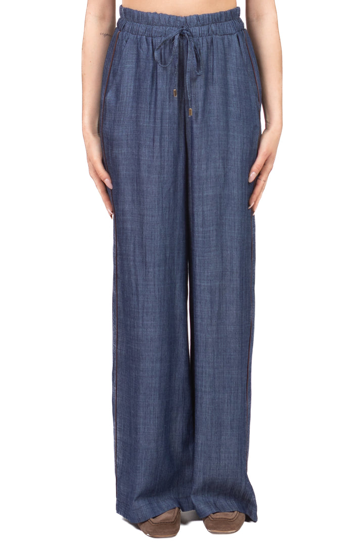 Tensione In - Pantalone in denim misto lino Art. S26PB88
