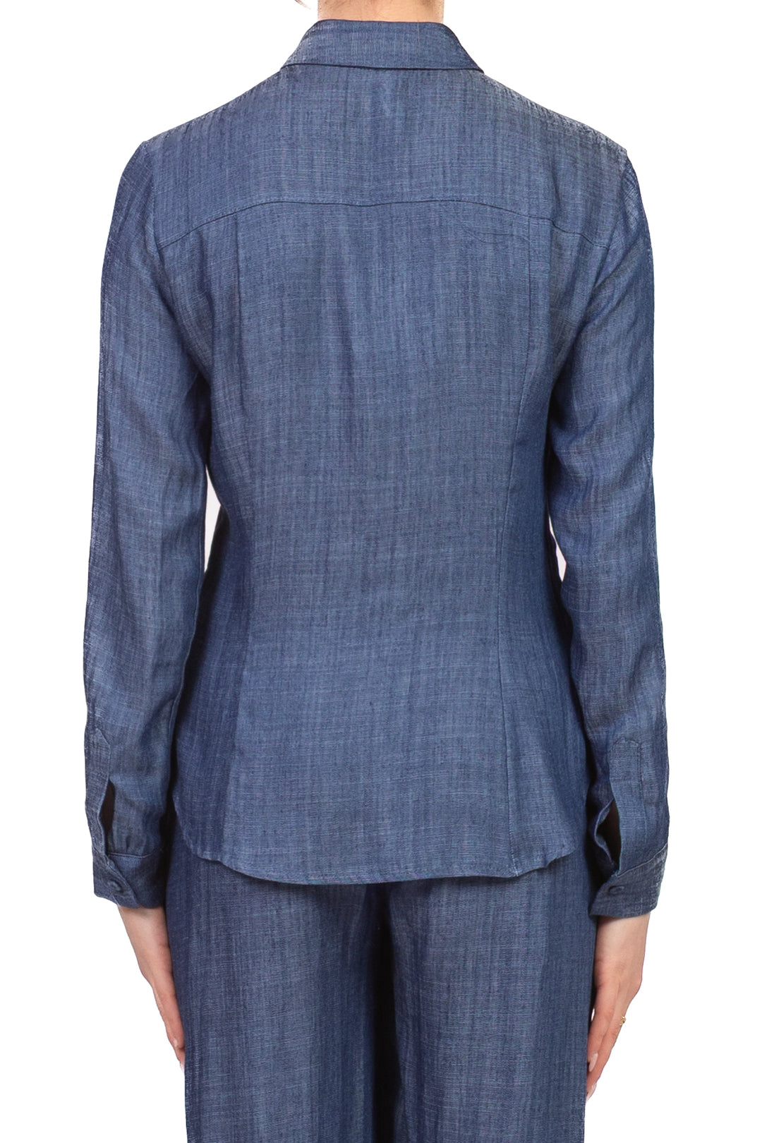 Tensione In - Camicia in denim misto lino Art. S26CD31