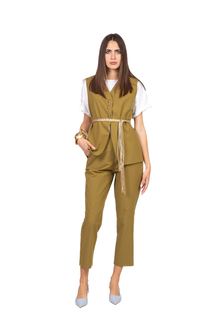 Vicolo - Gilet lungo 3 bottoni Art. TAB2054