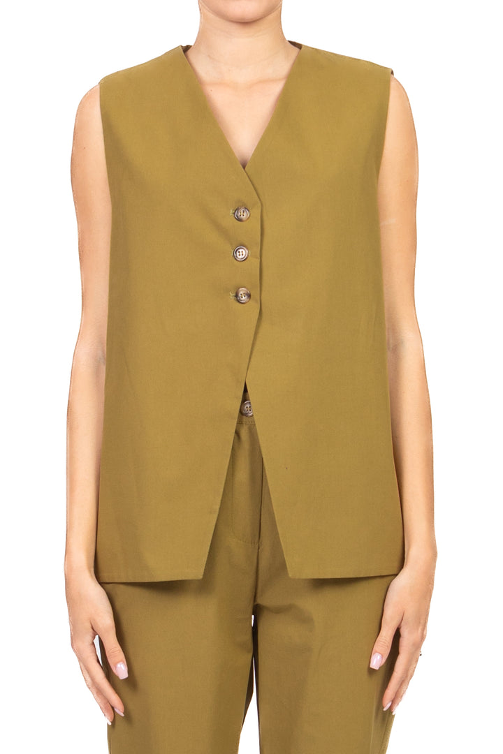 Vicolo - Gilet lungo 3 bottoni Art. TAB2054