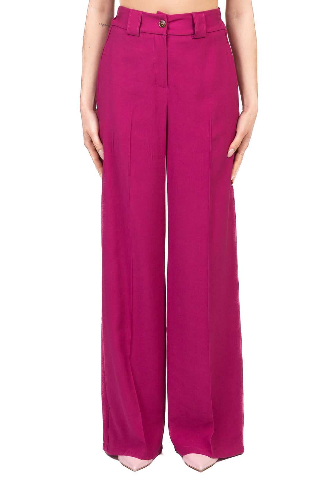 Tensione In - Pantalone palazzo elastico posteriore Art. 26P4809