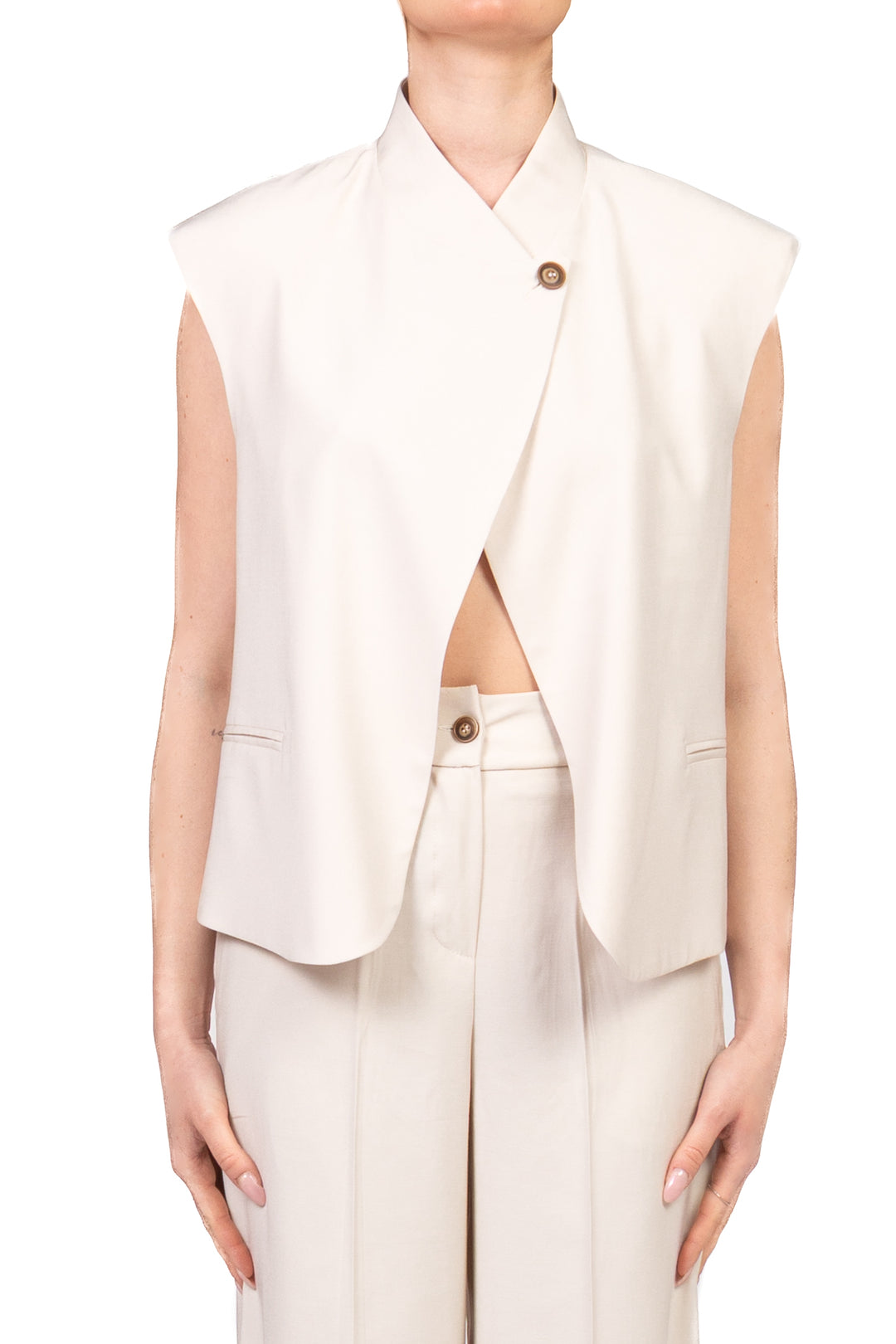 Tensione In - Gilet chiusura un bottone Art. 26D4805