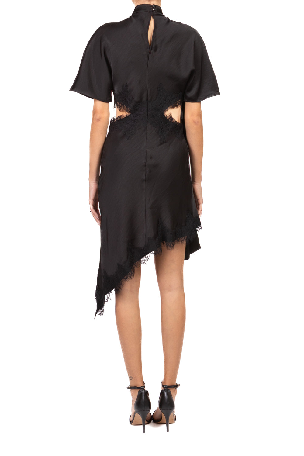 Vicolo - Abito cut out asimmetrico con pizzo Art. TAB1665