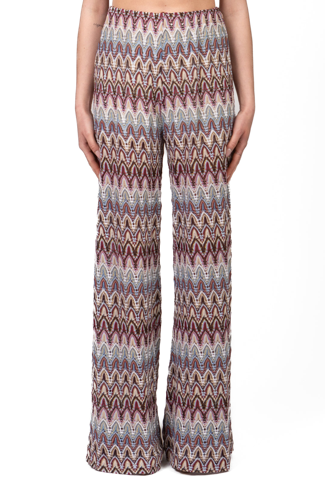 Tensione In - Pantalone palazzo fantasia Art. S26PD04
