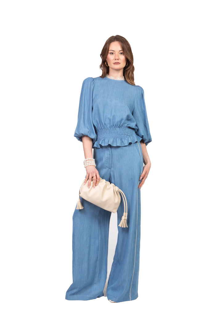 Tensione In - Blusa in denim Art. S26CD26