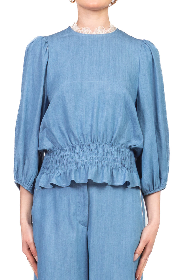 Tensione In - Blusa in denim Art. S26CD26