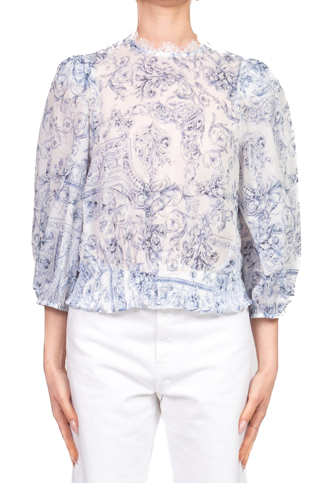 Tensione In - Blusa Toile de Jouy Art. S26CD10