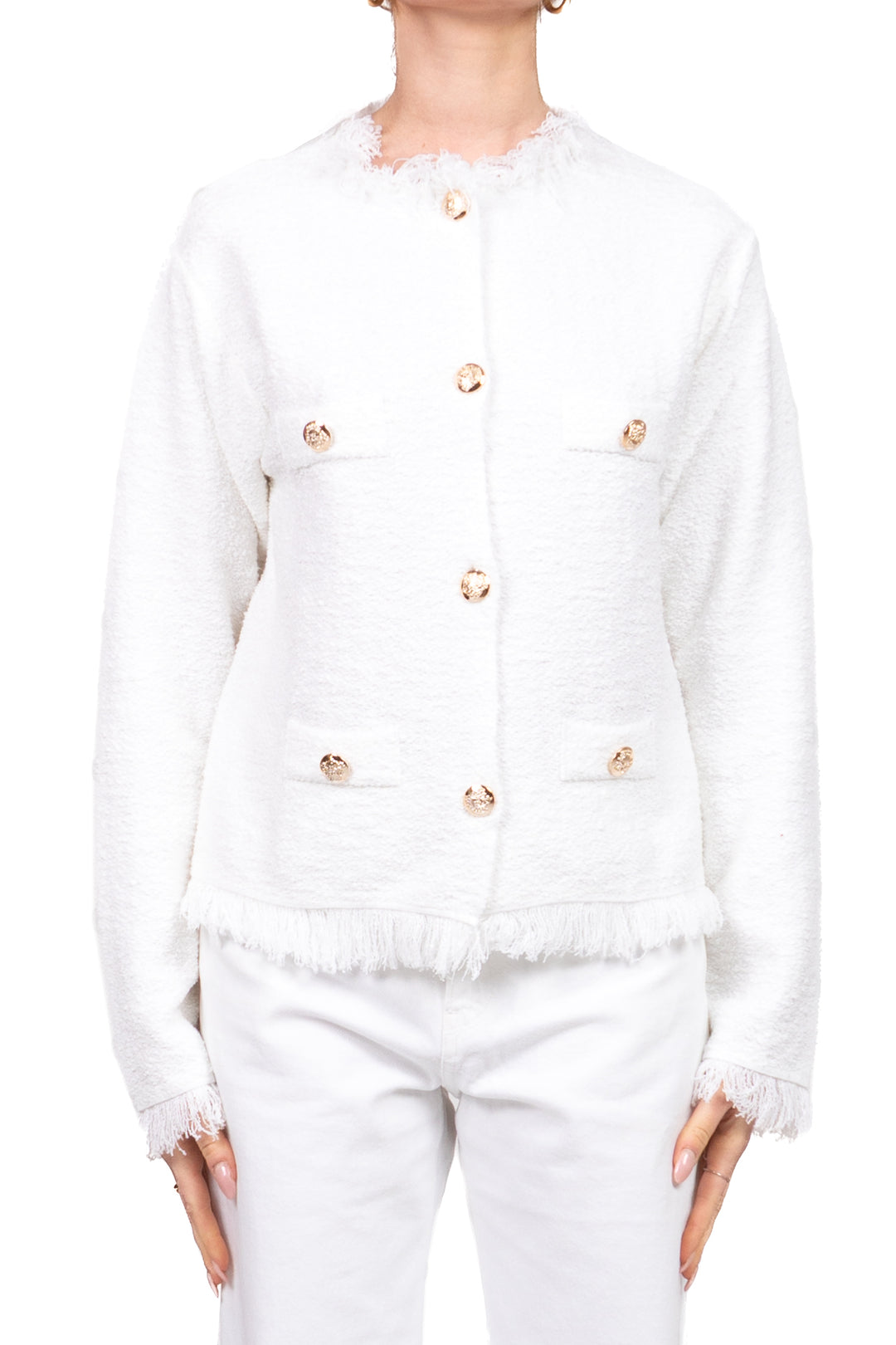 Tensione In - Cardigan bottoni oro Art. P6HMG41A459