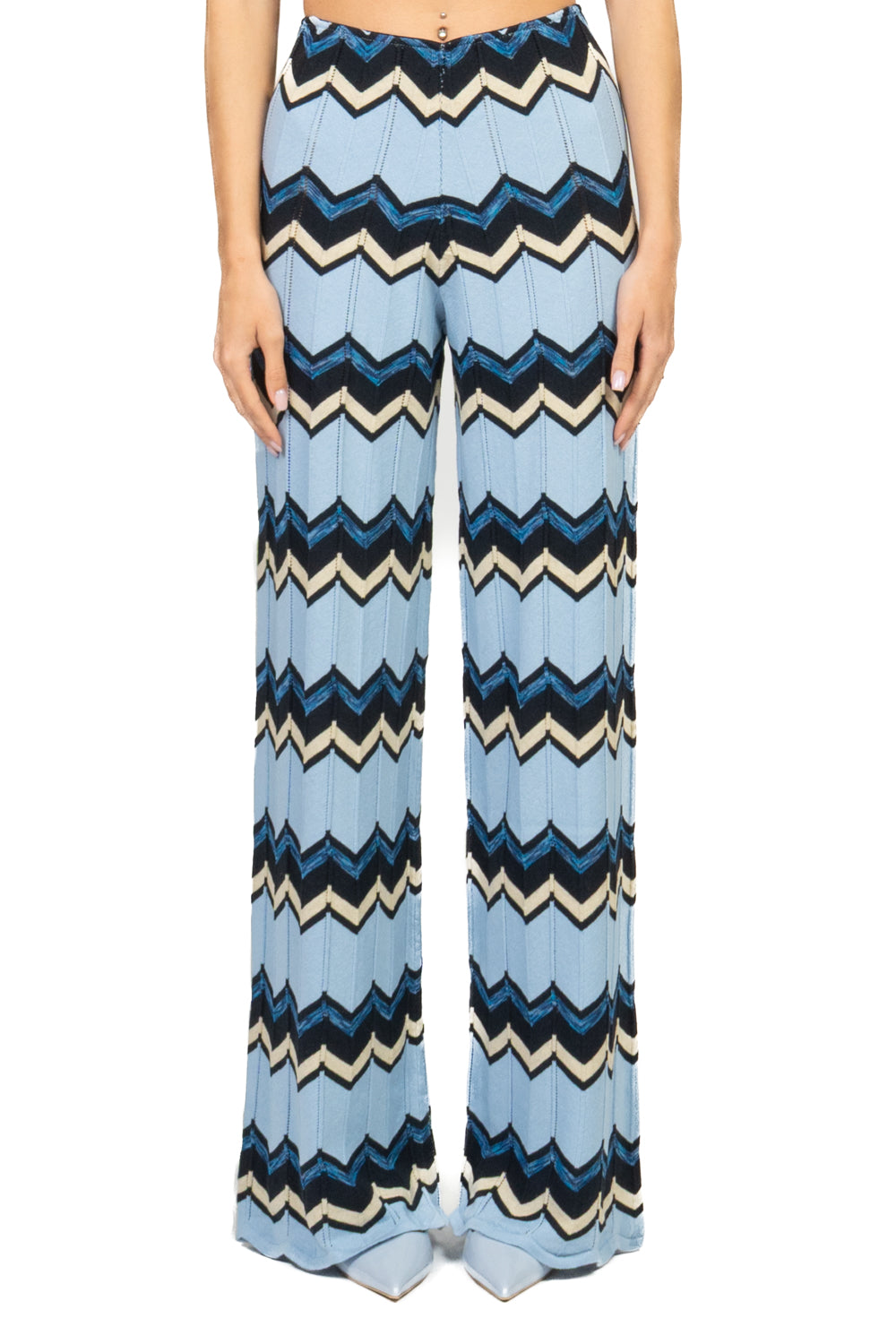 Tensione In - Pantalone in maglia fantasia Art. P6HMP05A414