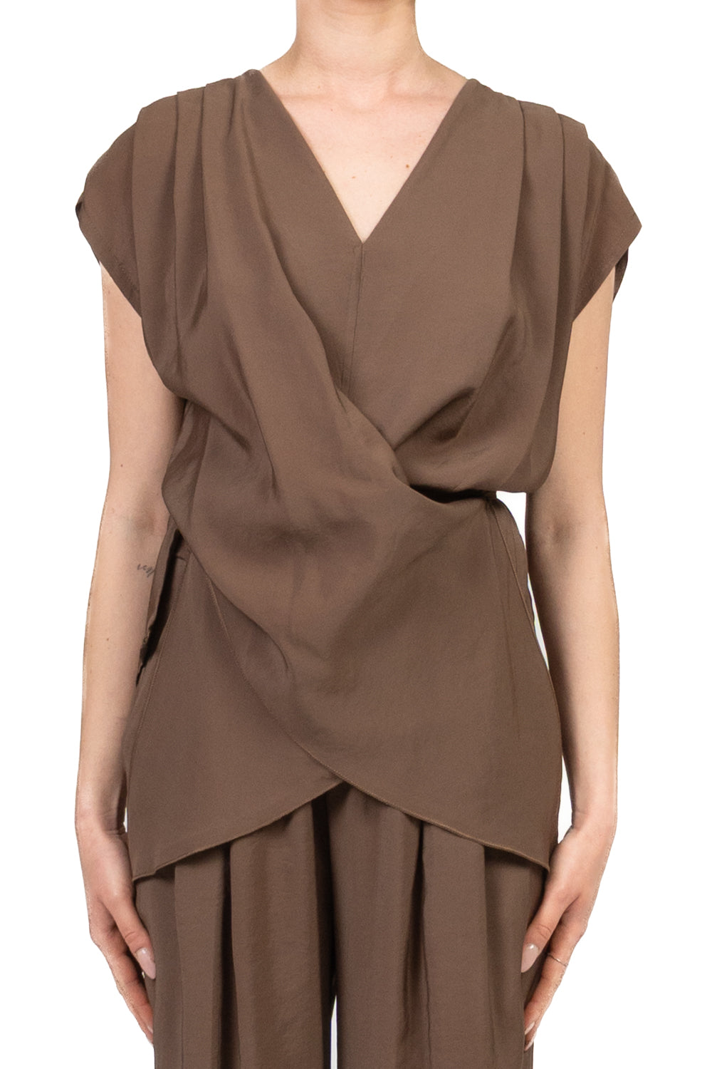 Dixie - Blusa chiusura incrocio Art. C319A125