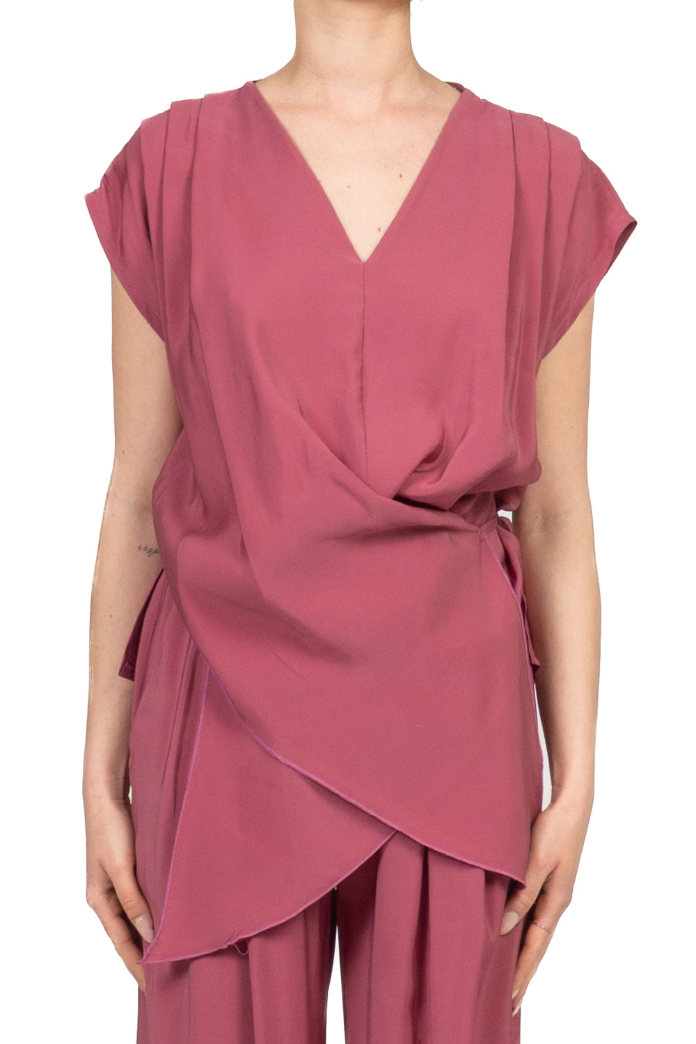 Dixie - Blusa chiusura incrocio Art. C319A125