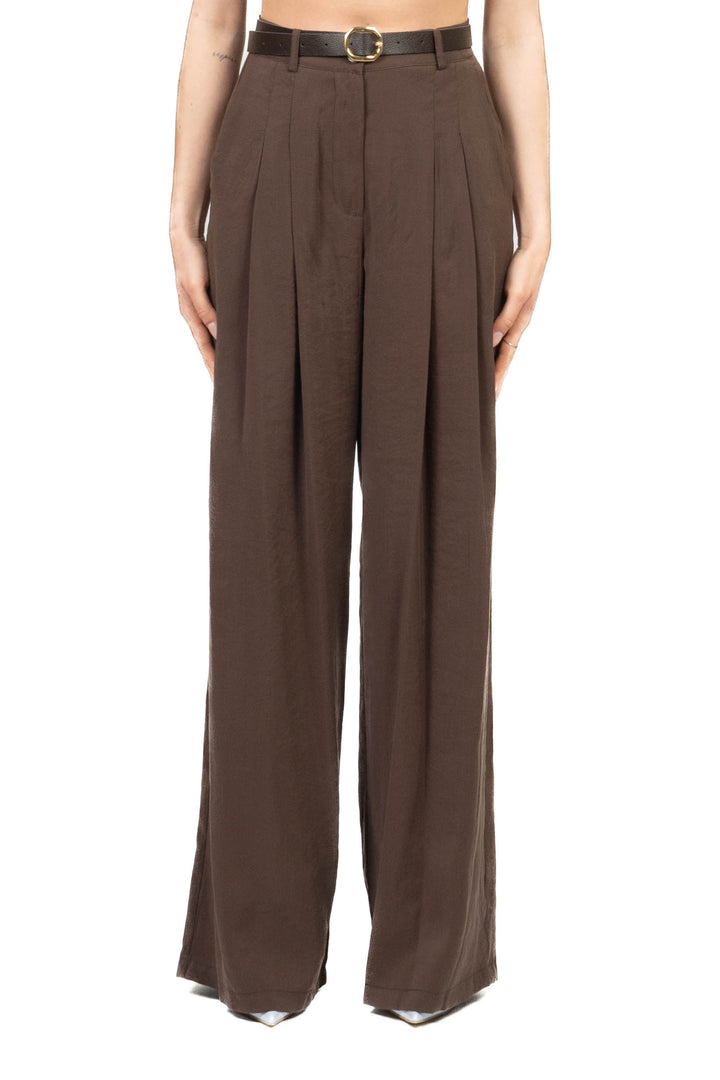 Vicolo - Pantalone palazzo con pinces e cintura Art. TAB2072