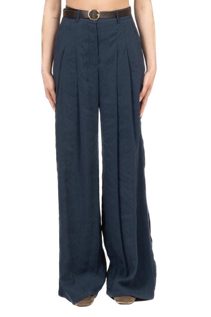Vicolo - Pantalone palazzo con pinces e cintura Art. TAB2072