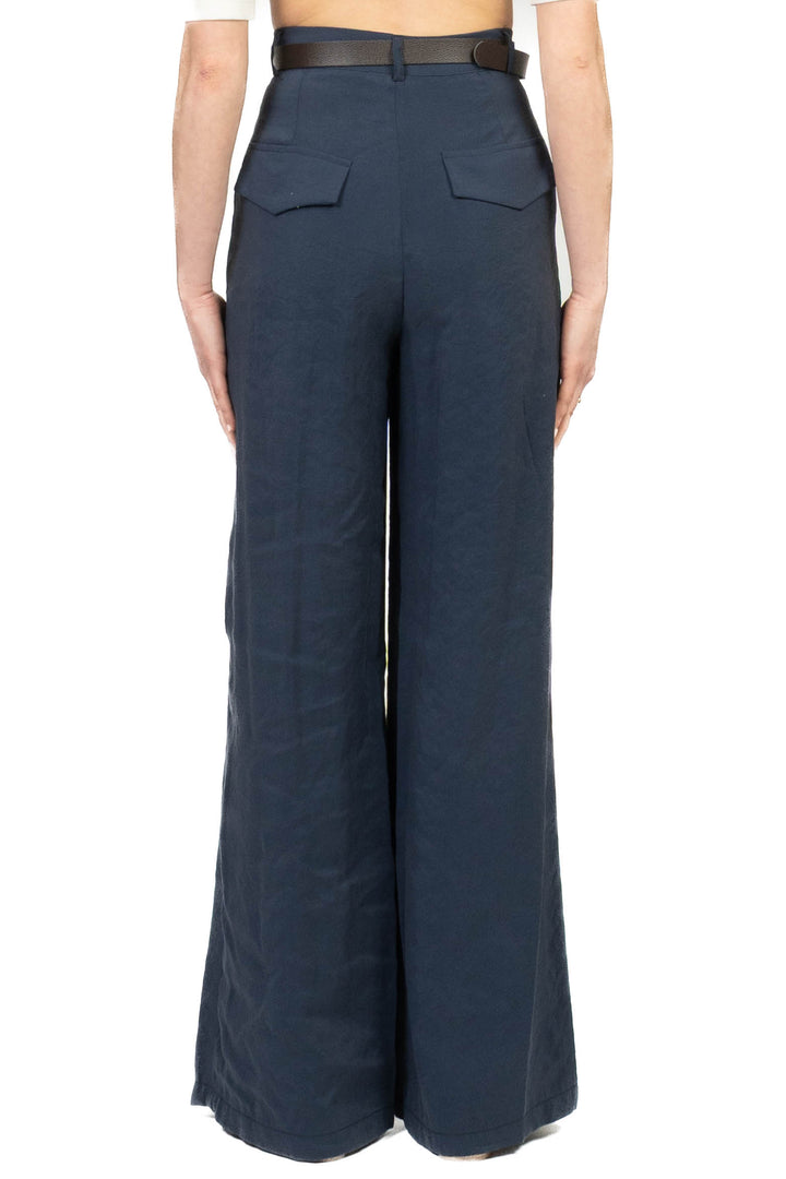 Vicolo - Pantalone palazzo con pinces e cintura Art. TAB2072