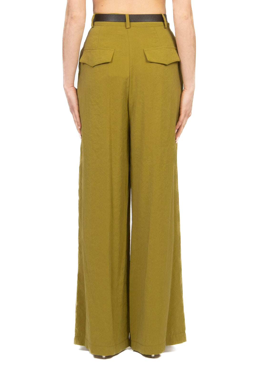 Vicolo - Pantalone palazzo con pinces e cintura Art. TAB2072