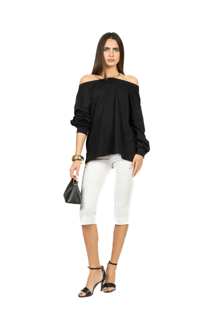 Vicolo - T- Shirt manica lunga con collana  Art. UAB0319